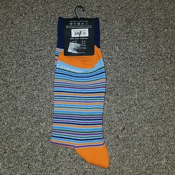 Unsimply Stitched striped dress Socks - Picture 3 of 3